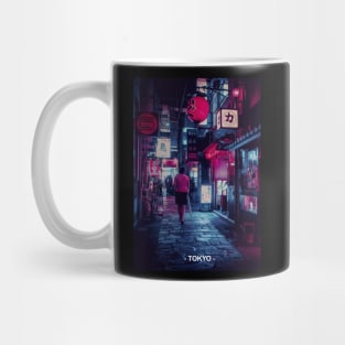 Tokyo Street Neon Synthwave Mug